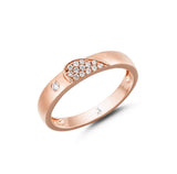 Wedding Band in 18k Rose Gold