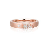 Wedding Band in 18k Rose Gold