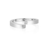 Wedding Band in 18k White Gold